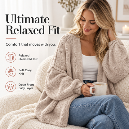 Women's Oversized Cardigan Sweater
