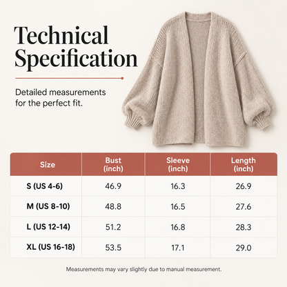 Women's Oversized Cardigan Sweater