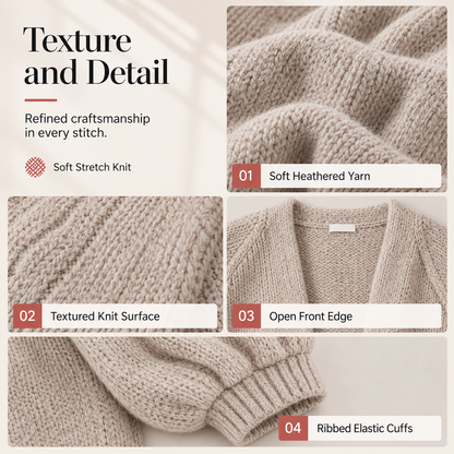 Women's Oversized Cardigan Sweater