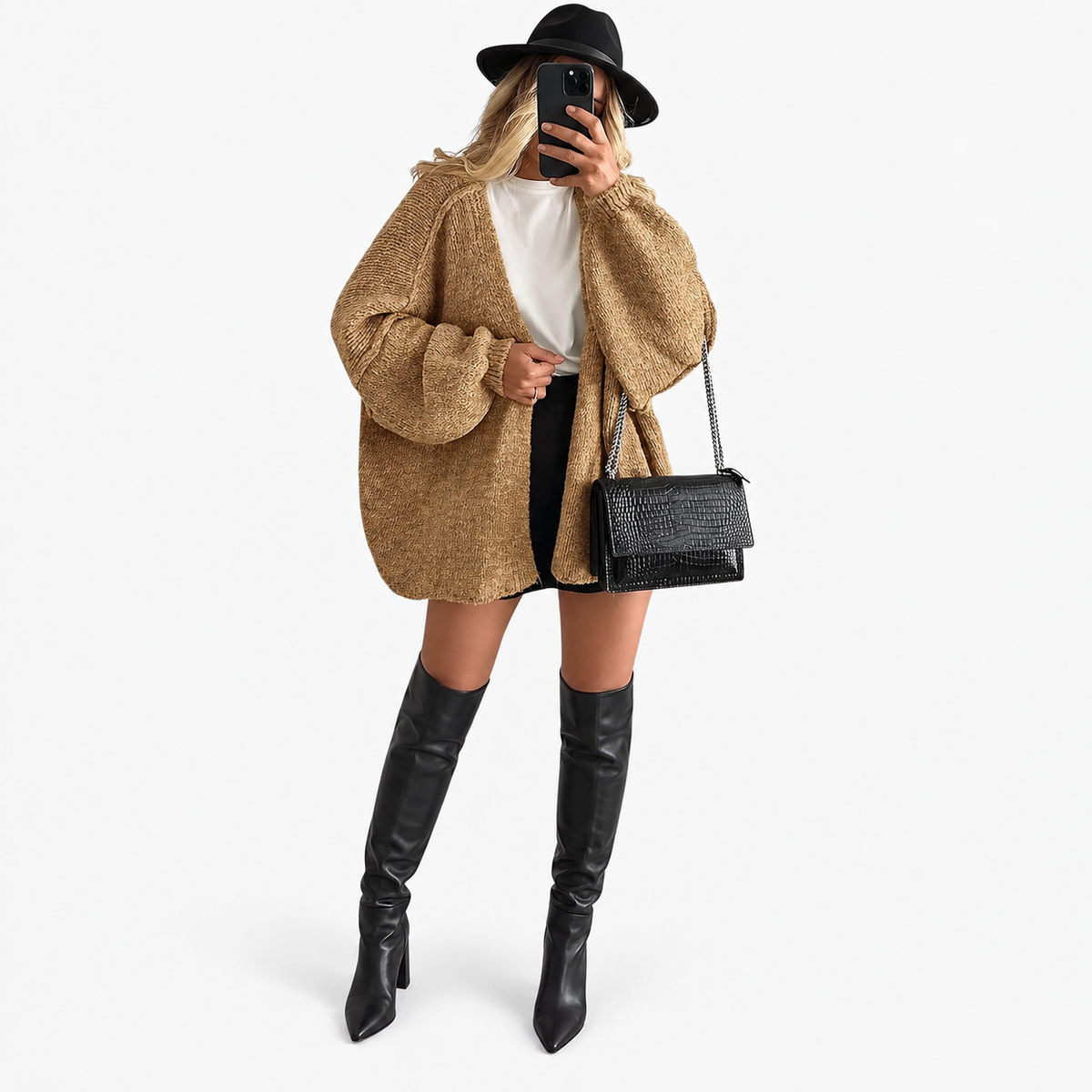 Women's Oversized Cardigan Sweater