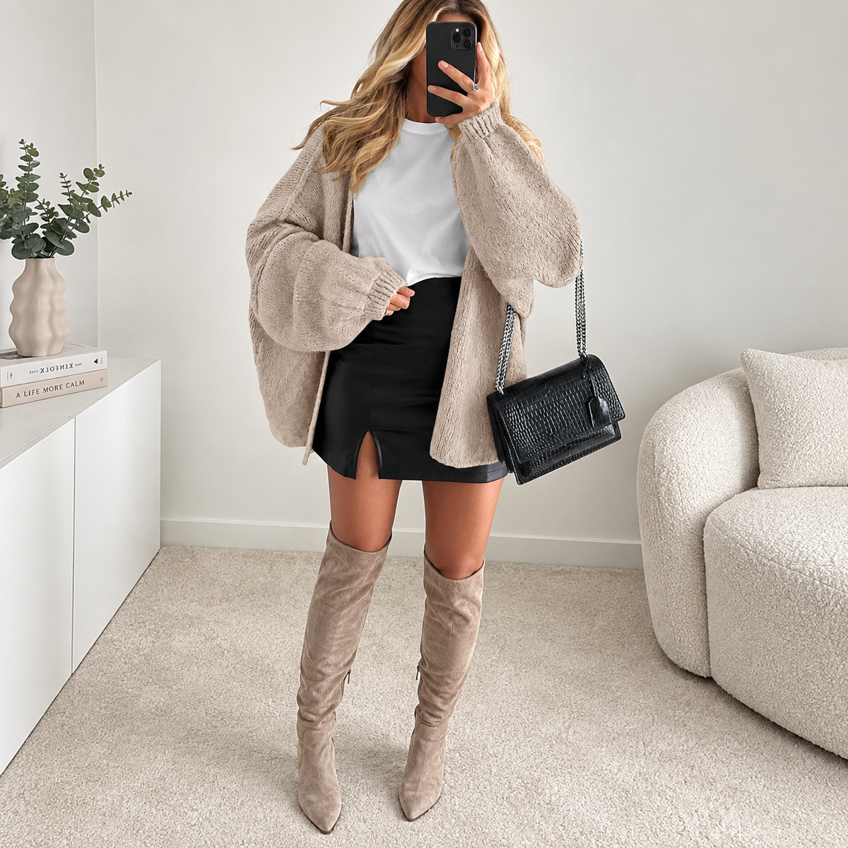 Women's Oversized Cardigan Sweater