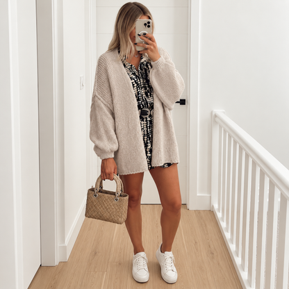 Women's Oversized Cardigan Sweater