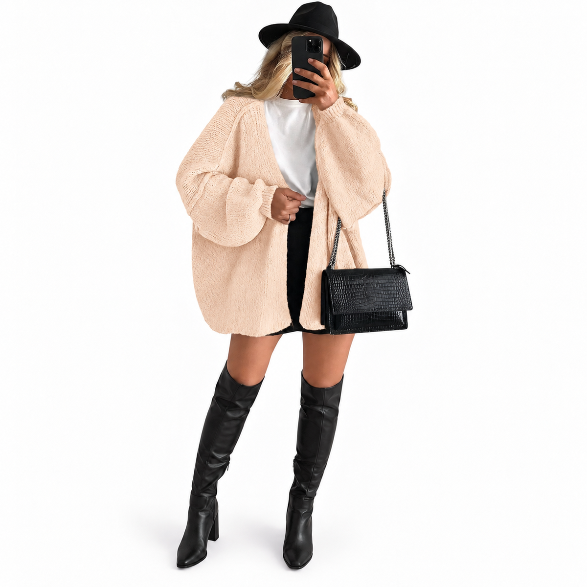 Women's Oversized Cardigan Sweater