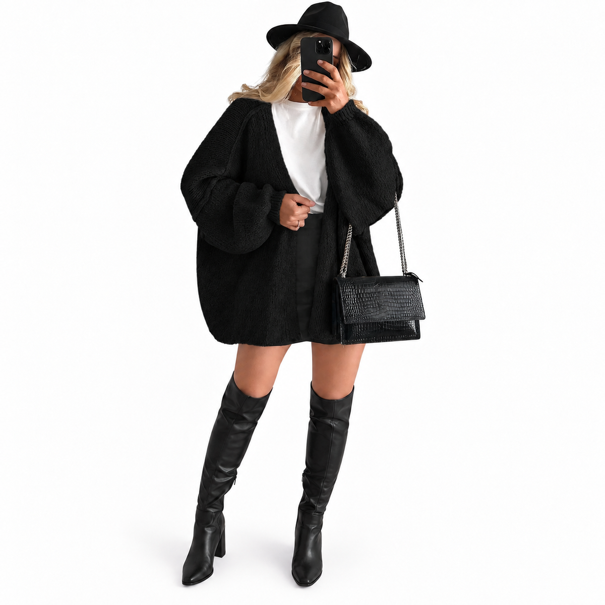 Women's Oversized Cardigan Sweater